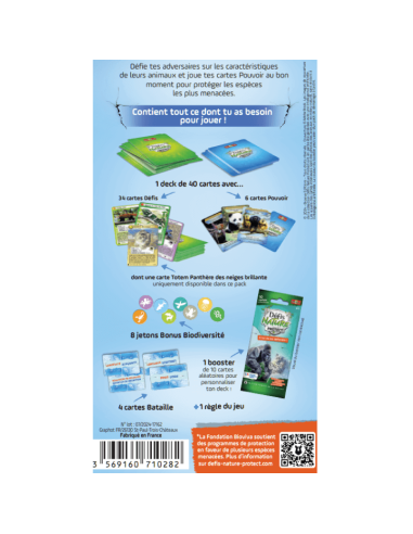 Pack de démarrage Défis Nature Protect - Panthère des Neiges - Bioviva