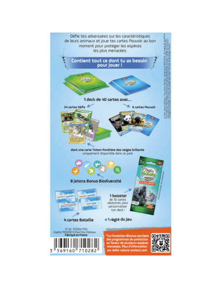 Pack de démarrage Défis Nature Protect - Panthère des Neiges - Bioviva