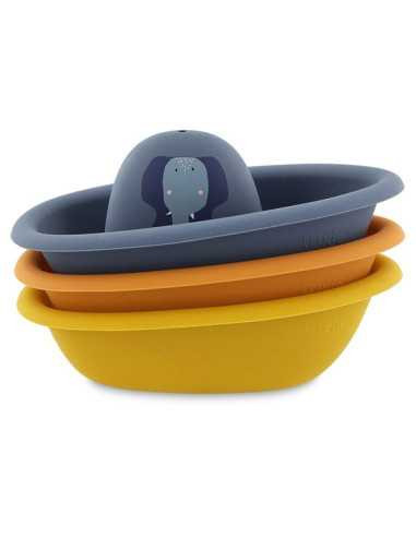 Bateaux empilables 3 pièces jouets de bain - Trixie