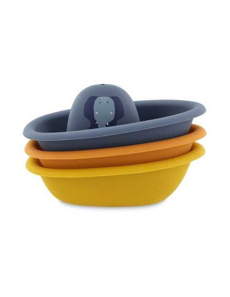Bateaux empilables 3 pièces jouets de bain - Trixie
