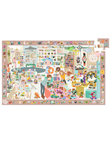 Puzzle observation - la petite boutique -100 pcs - djeco