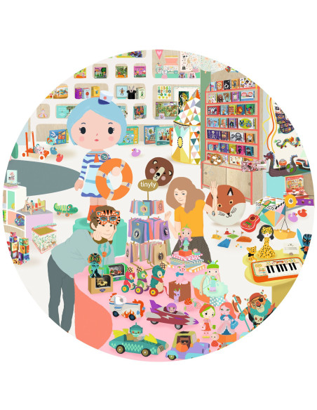 Puzzle observation - la petite boutique -100 pcs - djeco