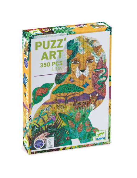 Puzz'art - lion - 350 pcs - djeco
