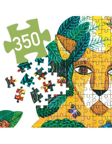 Puzz'art - lion - 350 pcs - djeco