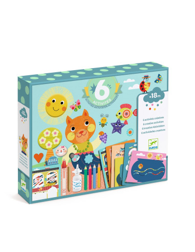 Coffrets multi activites - le chat et ses amis - djeco