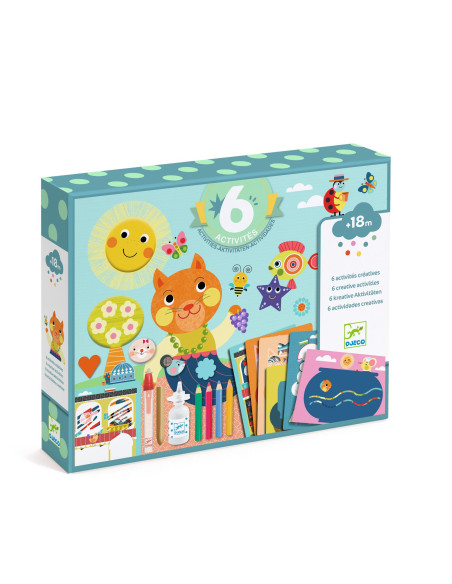 Coffrets multi activites - le chat et ses amis - djeco