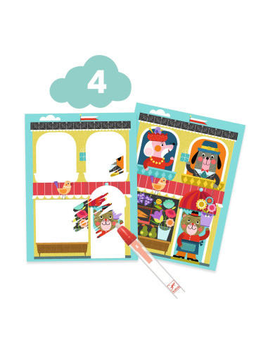 Coffrets multi activites - le chat et ses amis - djeco