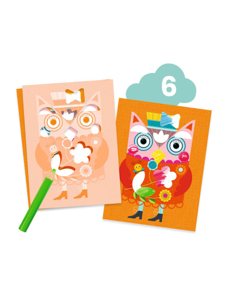 Coffrets multi activites - le chat et ses amis - djeco