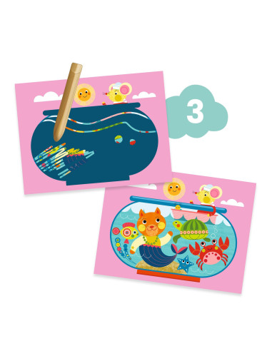 Coffrets multi activites - le chat et ses amis - djeco