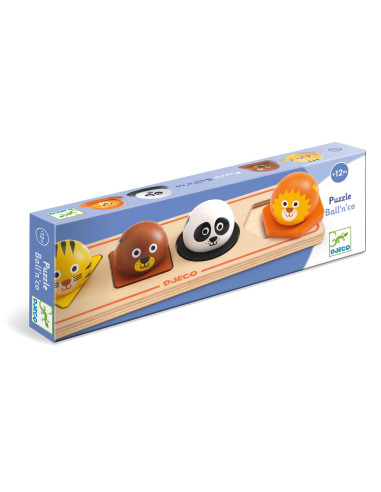 Puzzle gros boutons - ball'n'co - djeco
