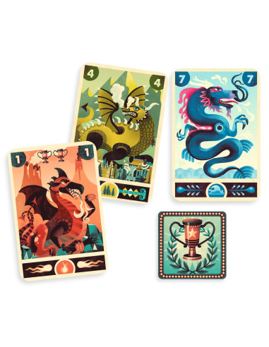 Jeu de cartes - dragon deck - djeco
