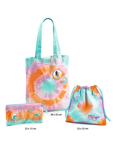 Sac & pochettes diy - sunshine camp - djeco