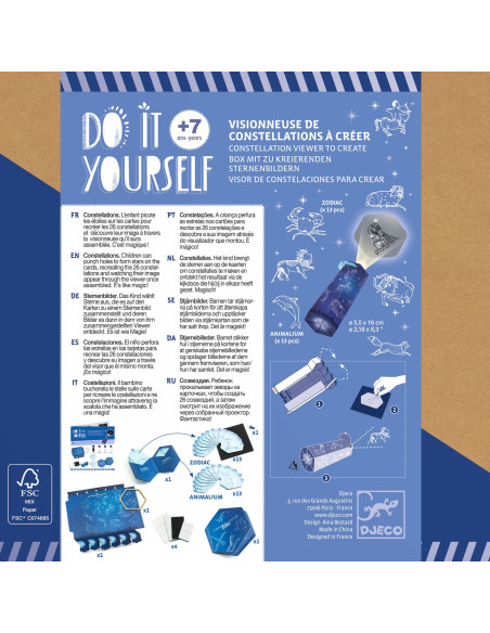 Visionneuse constellations diy - constellations - djeco