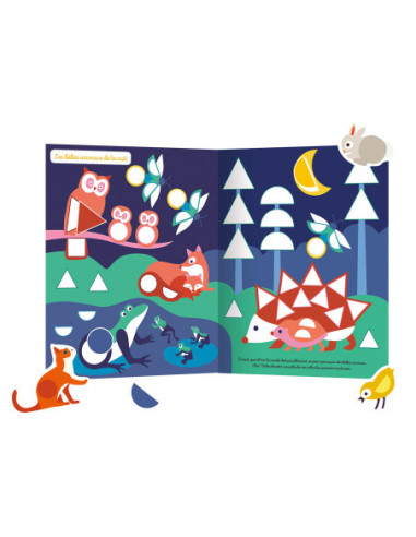 Mes tout premiers autocollants - 1000 premières gommettes formes bébés animaux