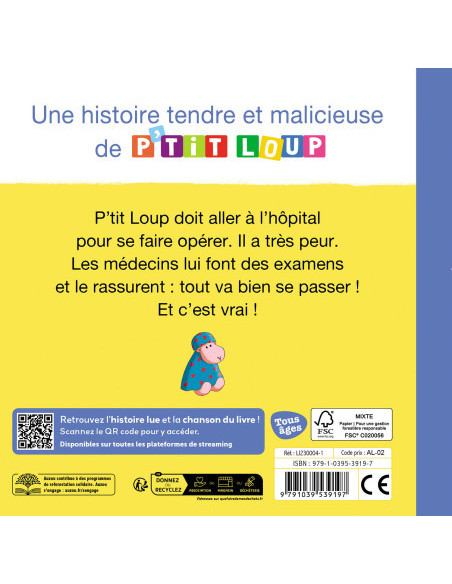 P'tit loup va à l'hôpital