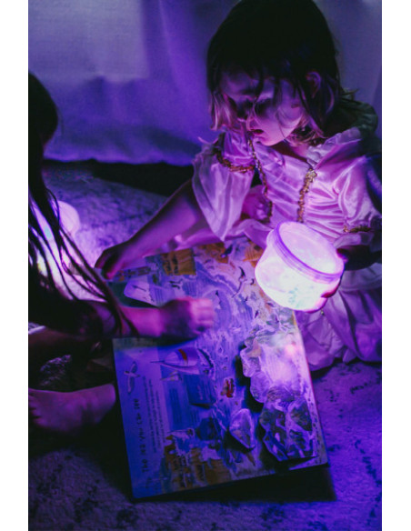 Cubes lumineux Lila violet - Glo pals