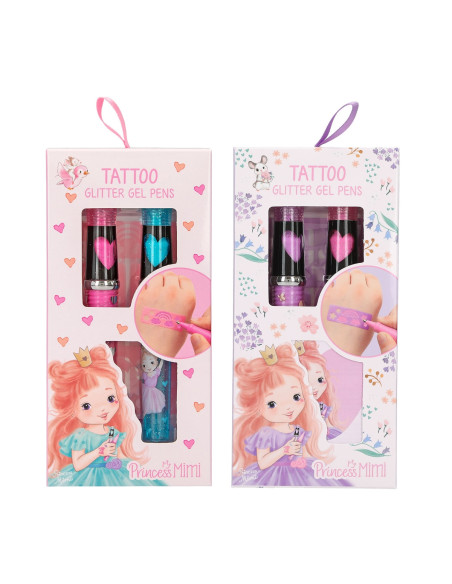 Princess Mimi Tattoo stylos gel paillettes