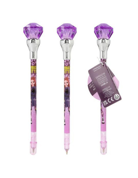 Topmodel stylo à bille avec lumière rebel kitty