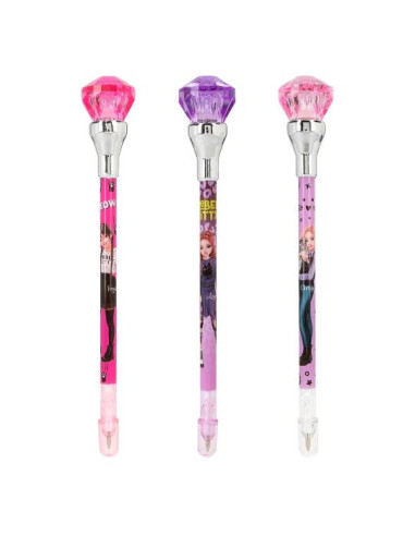 Topmodel stylo à bille avec lumière rebel kitty
