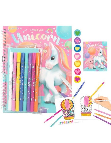 Ylvi Album à colorier avec set crayons