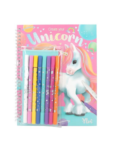 Ylvi Album à colorier avec set crayons