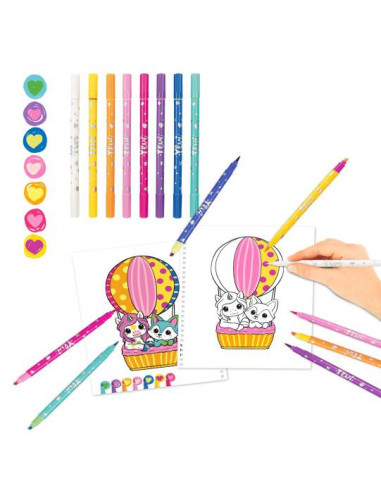 Ylvi Album à colorier avec set crayons