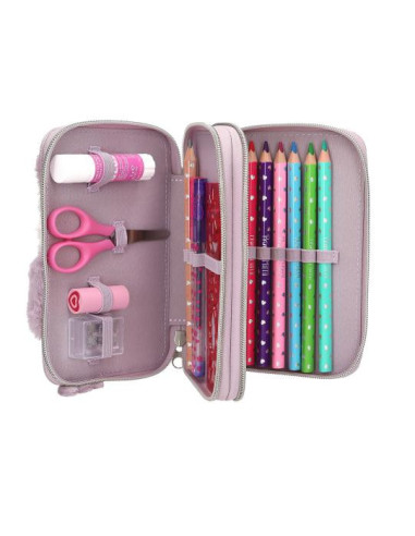 Princesse mimi trousse 2 compartiments penguin