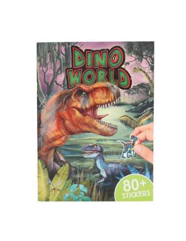 Dino World avec autocollants Puffy