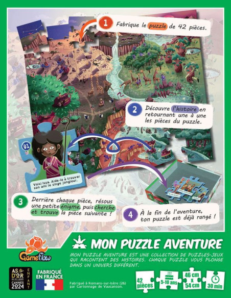 Mon puzzle aventure : terre ocre