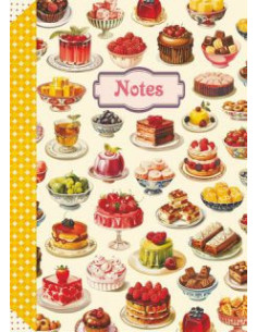 Carnet notes 10x15 - desserts