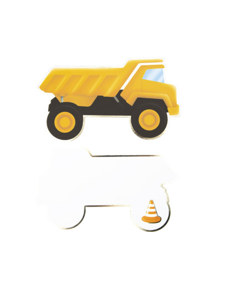 Set de 8 invitations chantier