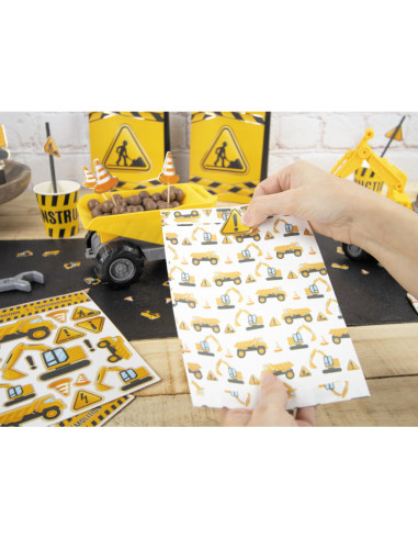 Pochettes papier chantier x 8pcs
