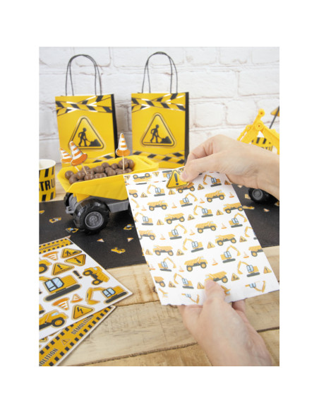 Pochettes papier chantier x 8pcs