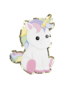 Assiettes baby licorne 25cm x 8