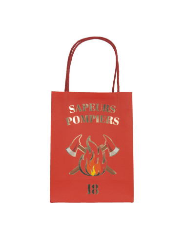Sacs papier pompiers x 4