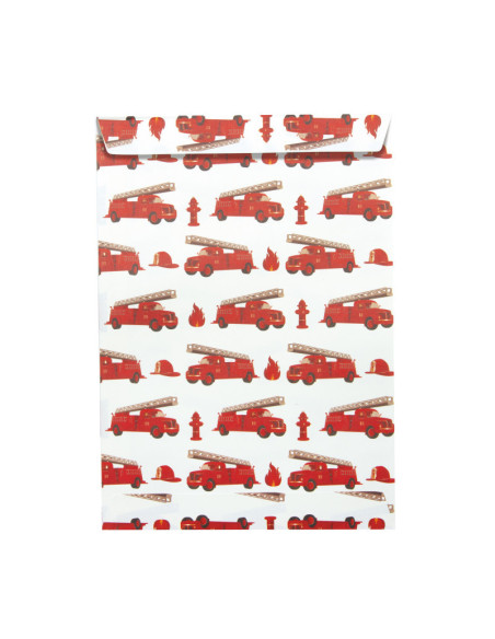 Pochettes papier pompier x 8pcs