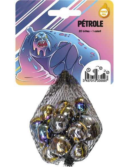 20 BILLES + 1 CALOT PETROLE