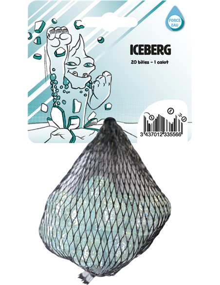 20 BILLES + 1 CALOT ICEBERG