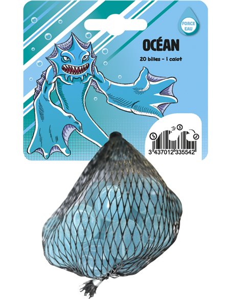 20 BILLES + 1 CALOT OCEAN
