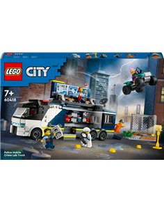 LEGO®CITY 60418 - LE LABORATOIRE DE POLICE SCIENTIFIQUE MOBILE
