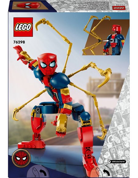 LEGO®MARVEL SUPER HEROES 76298 - FIGURINE D'IRON SPIDER MAN