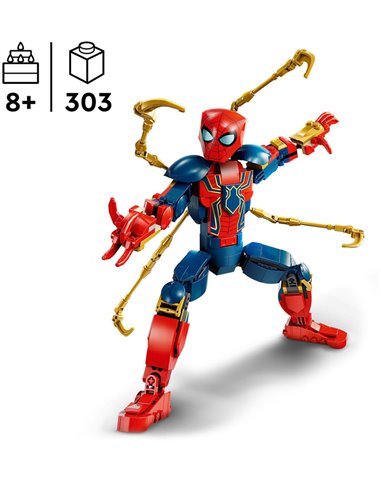 LEGO®MARVEL SUPER HEROES 76298 - FIGURINE D'IRON SPIDER MAN