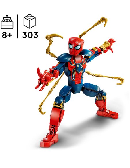 LEGO®MARVEL SUPER HEROES 76298 - FIGURINE D'IRON SPIDER MAN