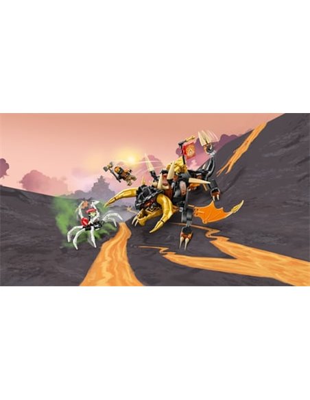 LEGO®NINJAGO® 71782 -LE DRAGON DE TERRE DE COLE - EVOLUTION
