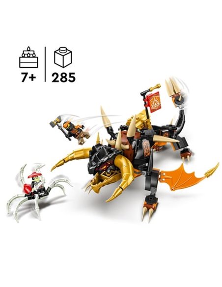 LEGO®NINJAGO® 71782 -LE DRAGON DE TERRE DE COLE - EVOLUTION