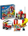 LEGO®CITY 60375 - LA CASERNE ET LE CAMION DES POMPIERS