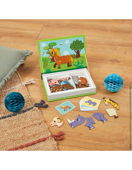 Magnetique book animaux