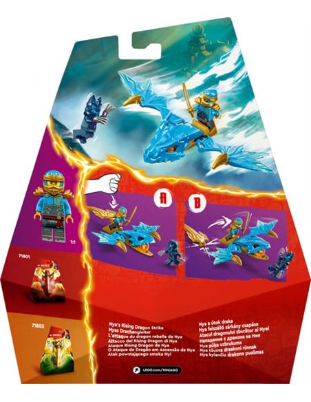 LEGO®NINJAGO® 71802 - L’ATTAQUE DU DRAGON REBELLE DE NYA