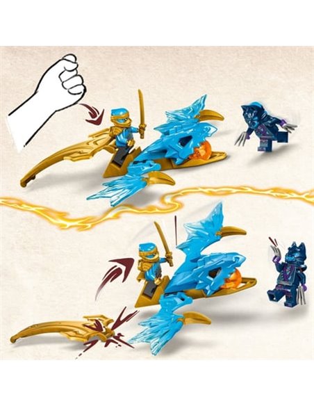 LEGO®NINJAGO® 71802 - L’ATTAQUE DU DRAGON REBELLE DE NYA