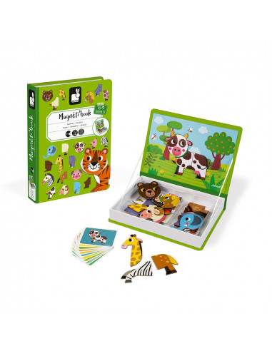 Magnetique book animaux